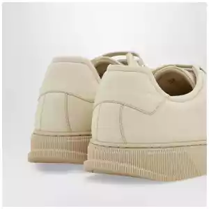 Ferragamo Mascarpone-colored leather Sneakers
