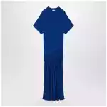 Ferragamo Long blue dress with draping