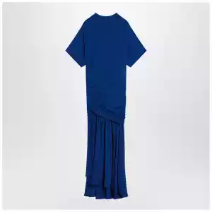 Ferragamo Long blue dress with draping