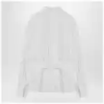 Ferragamo White belted shirt in cotton blend