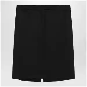 Ferragamo Black wool and mohair skirt