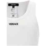 Versace Logo Embroidery Tank Top