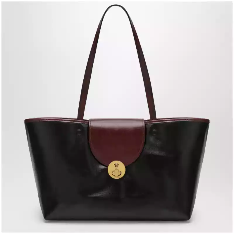 Versace Vivian small shopper in coated canvas