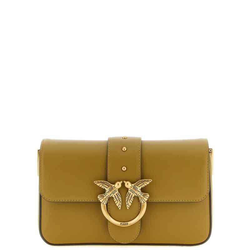 Pinko Mini Love Slouchy Shoulder Bag