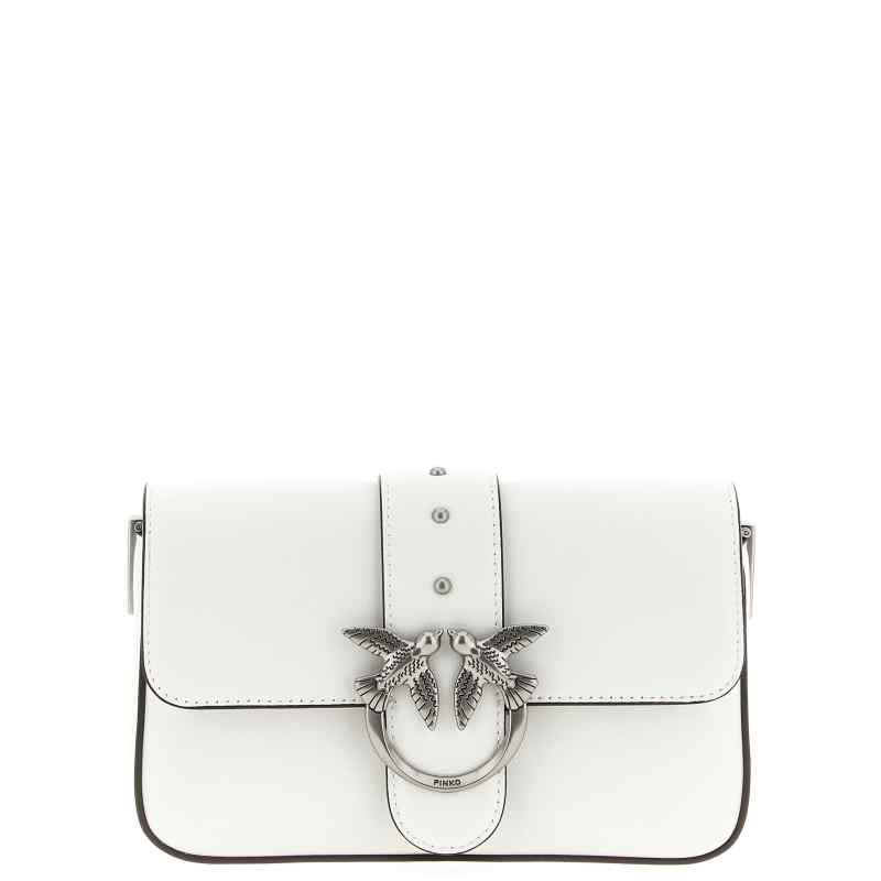 Pinko Mini Love Slouchy Shoulder Bag
