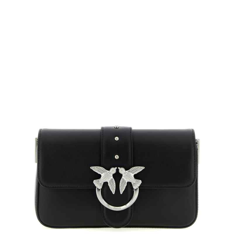 Pinko Mini Love Slouchy Shoulder Bag