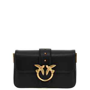 Pinko Mini Love Slouchy Shoulder Bag