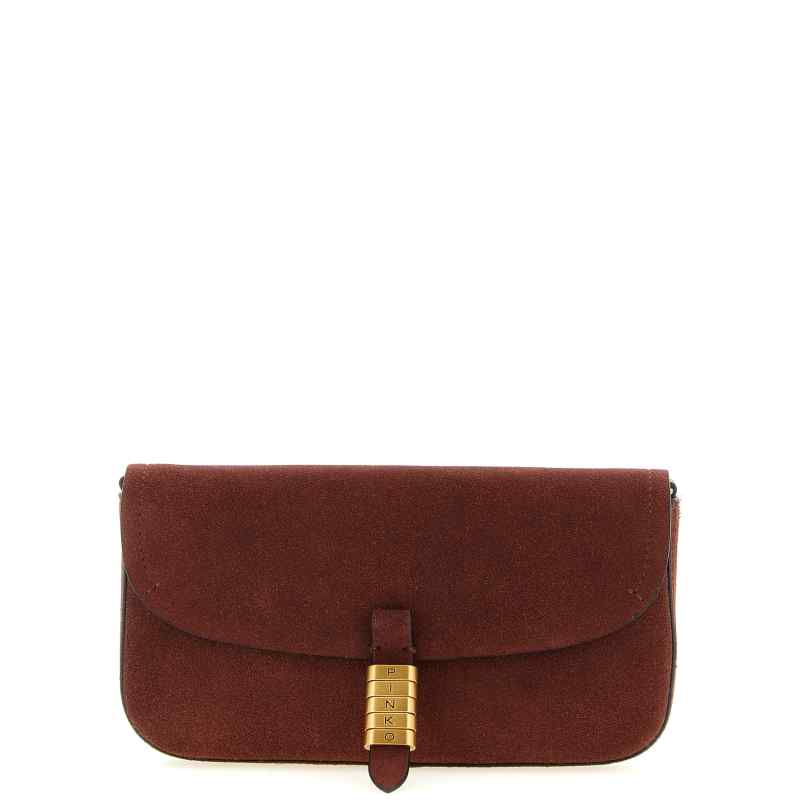 Pinko Saddle Flat Medium Shoulder Bag
