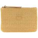 Pinko Raffia Clutch