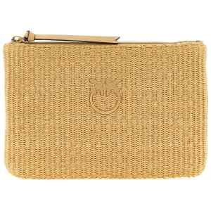 Pinko Raffia Clutch