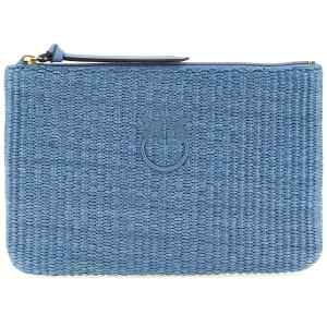 Pinko Raffia Clutch