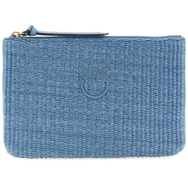 Pinko Raffia Clutch