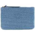 Pinko Raffia Clutch
