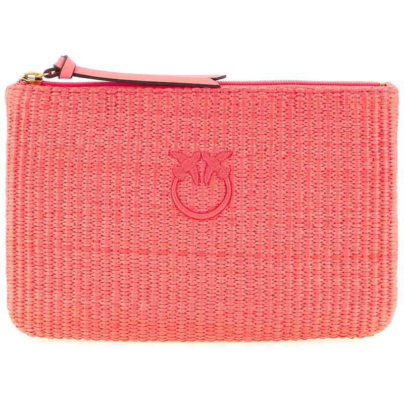 Pinko Raffia Clutch
