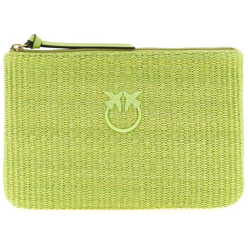 Pinko Raffia Clutch