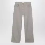 The Row Finbar cotton jeans in smoke grey
