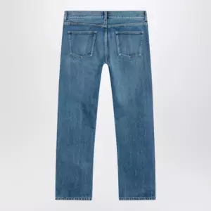 The Row Fima low-rise straight-leg cotton jeans in indigo