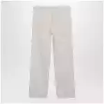 The Row Fargo jeans in lightly distressed cotton denim, ecru