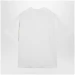 The Row Estavo oversized linen jersey T-shirt in white
