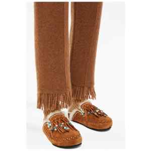 Alanui Cashmere and silk blend trousers