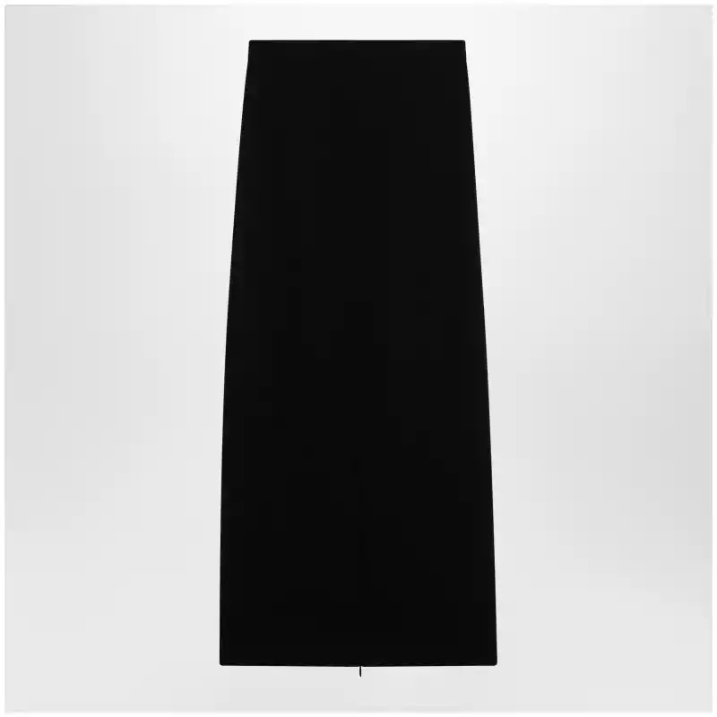 11044W3273_S_THERO-BLK.x The Row Iphora high-waisted wool column skirt in black