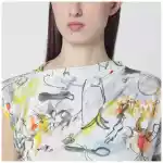 Vivienne Westwood Hebo asymmetric T-shirt with Wonderland print