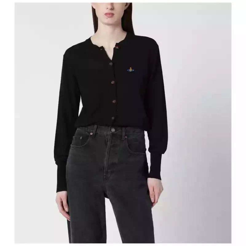 Vivienne Westwood Black cotton cardigan