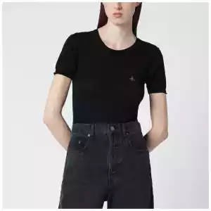 Vivienne Westwood Bea black cotton top