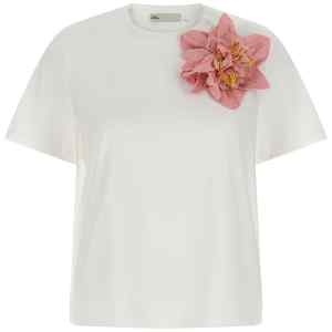 Tory Burch Floral Applique T-shirt
