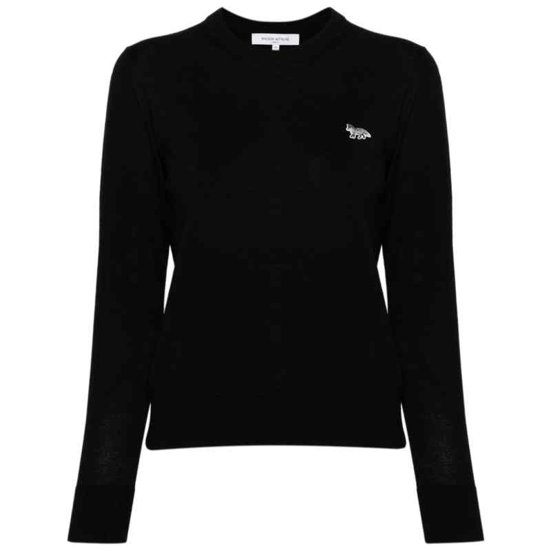 Maison Kitsuné Maison Kitsune Baby Fox-patch sweater