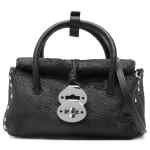 Zanellato Capsule Dotta® Baby Leather Bag Amoretto Black Etna
