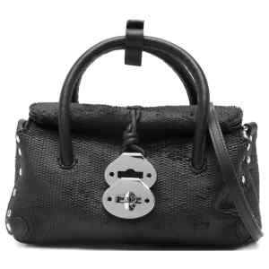 Zanellato Capsule Dotta® Baby Leather Bag Amoretto Black Etna