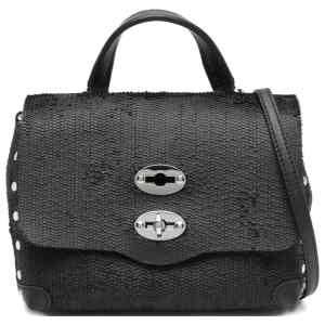 Zanellato Capsule Zanellato Postina® Baby Bag In Amoretto Black Etna Leather