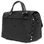 Zanellato Capsule Zanellato Postina® Baby Bag In Amoretto Black Etna Leather