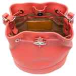 Zanellato Monda'® Small Bag In Hammered Red Reggiana Leather