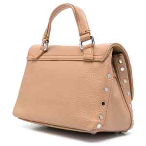 Zanellato Postina® Baby Bag In Hammered Leather Brown Cantucci