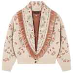 Alanui Bandana jacquard cashmere and wool cardigan