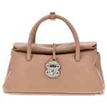 Zanellato Dotta® Small Bag In Hammered Leather Brown Ribolla