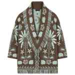 Alanui Echoes Of The Island wool and cotton cardigan