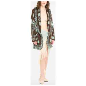Alanui Echoes Of The Island wool and cotton cardigan