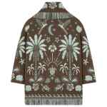 Alanui Echoes Of The Island wool and cotton cardigan