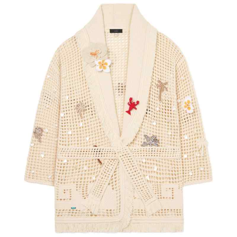 Alanui Where The Waves Begins cotton cardigan
