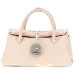 Zanellato Dotta® Small Bag In Hammered Leather Pink Callas
