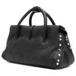 Zanellato Postina® Small Leather Bag Venissa Black Black
