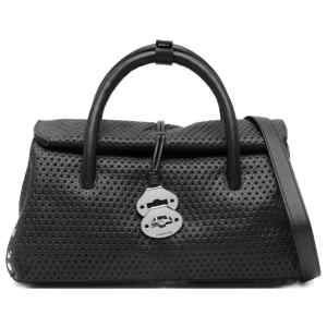 Zanellato Postina® Small Leather Bag Venissa Black Black