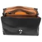 Zanellato Small Postina® Bag In Smooth Black Lavagna Leather