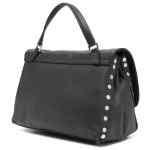 Zanellato Small Postina® Bag In Smooth Black Lavagna Leather