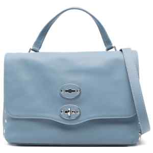 Zanellato Postina® Small Bag In Smooth Blue Zelante Leather