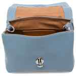 Zanellato Postina® Baby Bag In Smooth Blue Zelante Leather