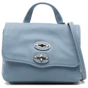 Zanellato Postina® Baby Bag In Smooth Blue Zelante Leather